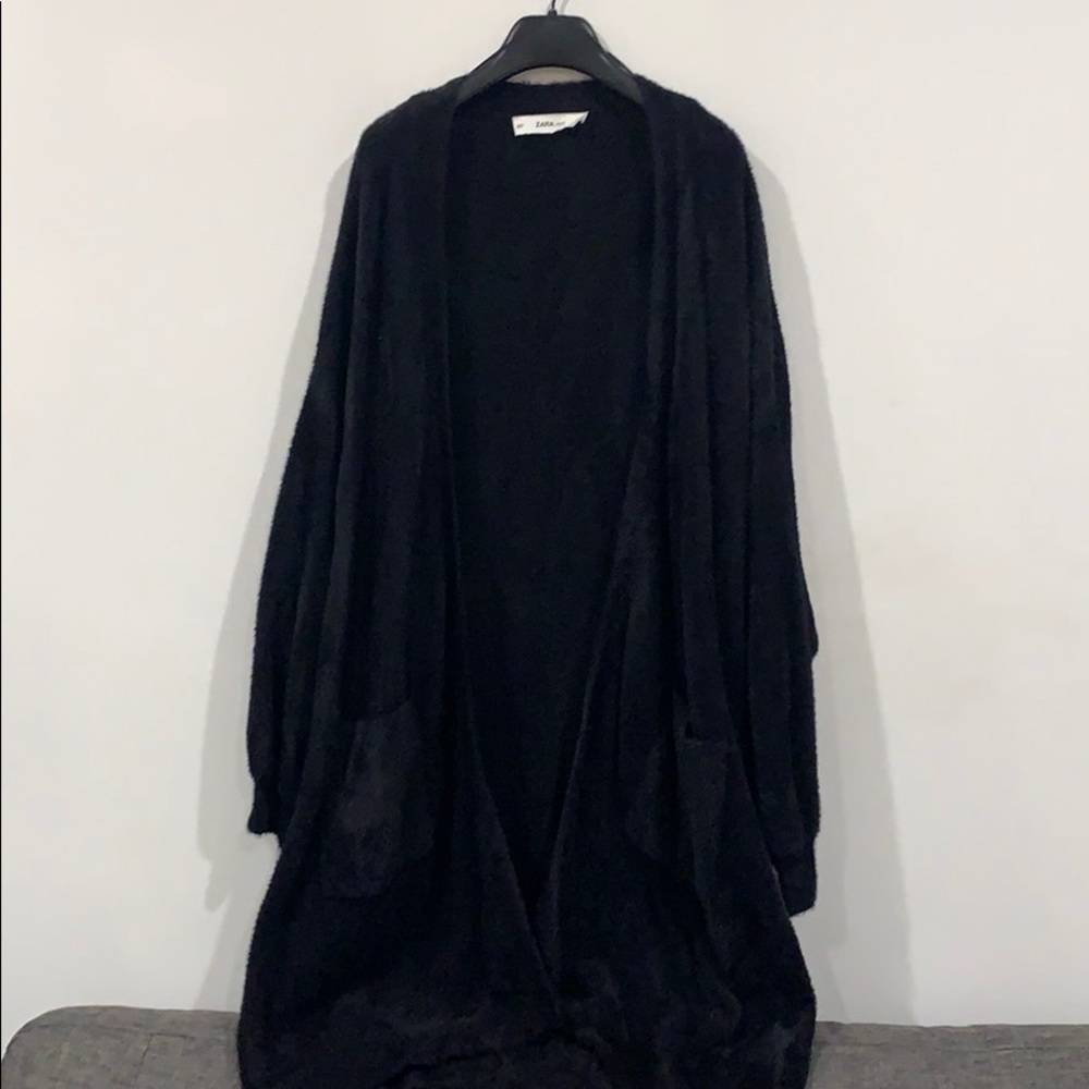 Zara long knit cardigan